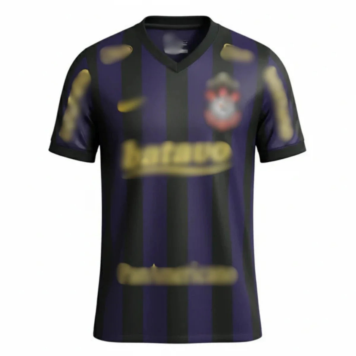 Jersey Corinthians Away Retro 09/10 Black and Purple